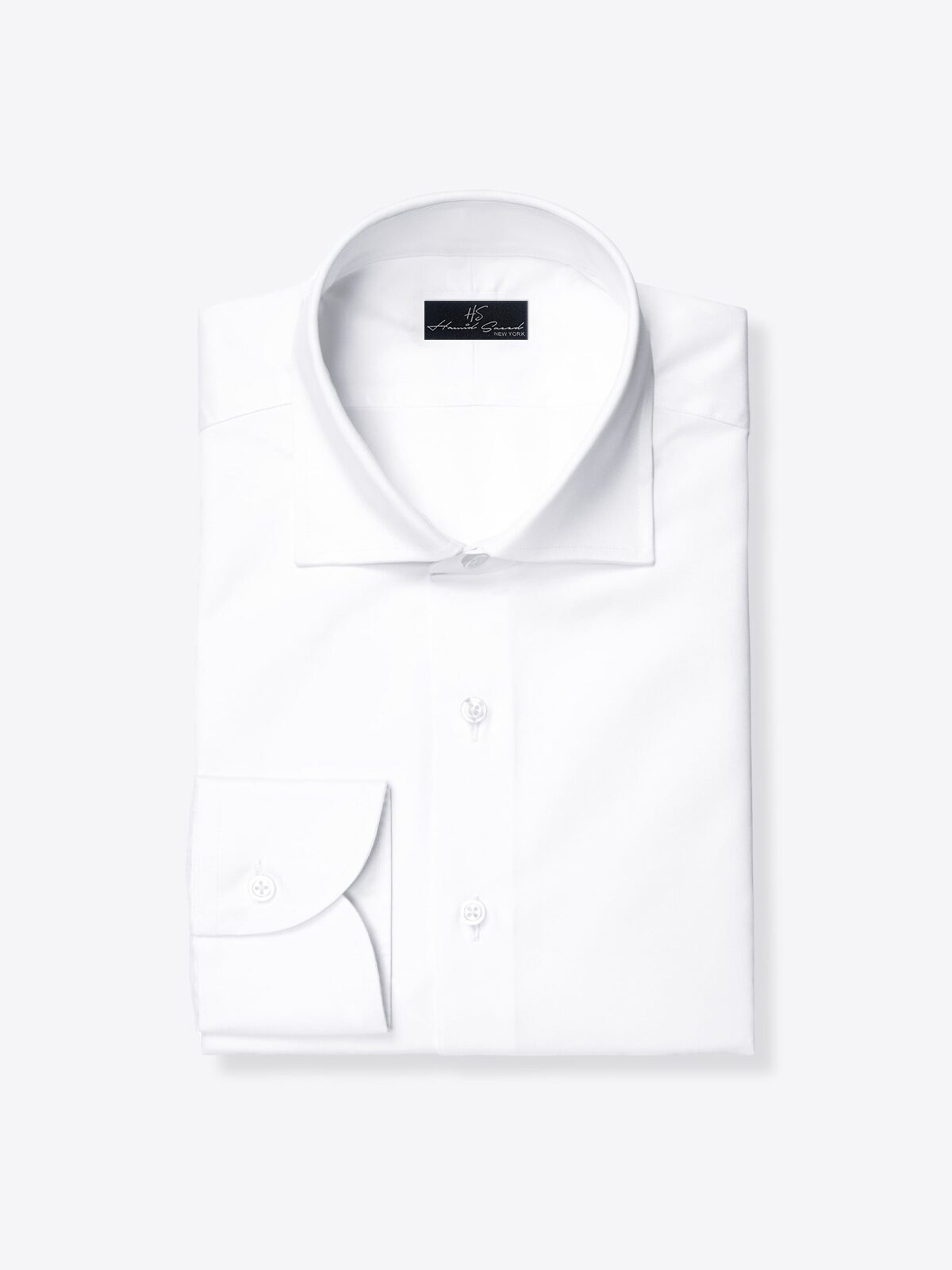 The Greenwich Twill Shirt (white logo)