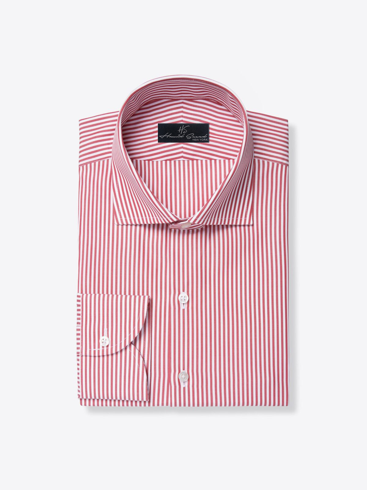 The Stanton 120s Broadcloth Dress Shirt red bengal stripe (shirt)
