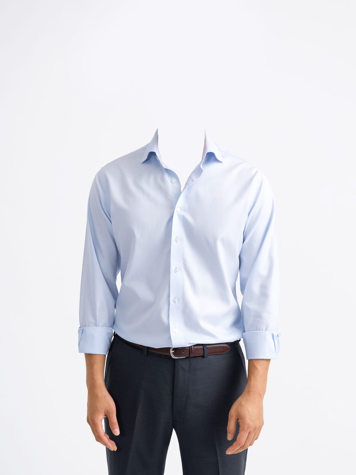 The Stretch Non-Iron Shirt (blue)